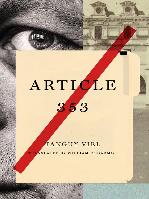 Title details for Article 353 by Tanguy Viel - Available